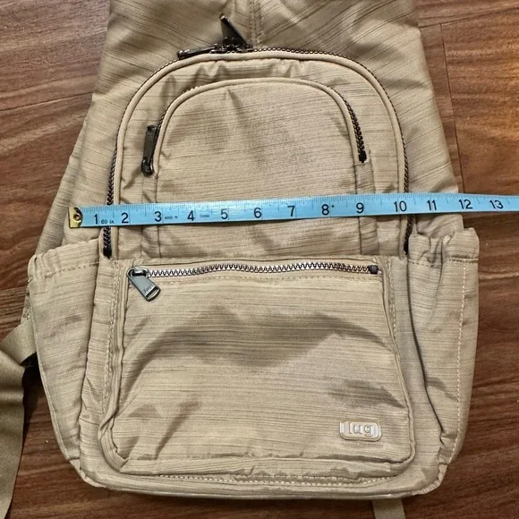 Lug Hatchback Infinity Collection Classic Tan Backpack - Picture 15 of 16